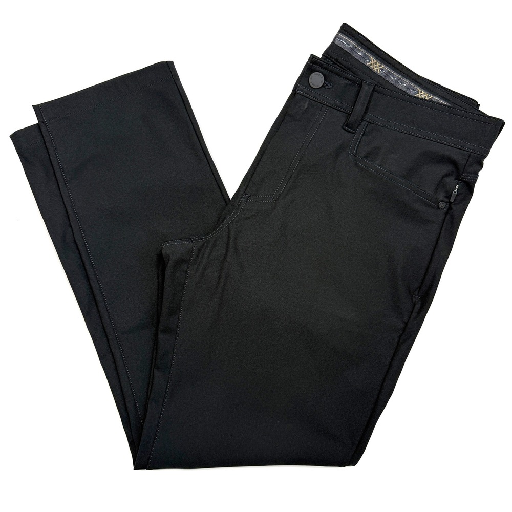 Rhone Commuter Five Pocket Slim Straight‎ Pants Black Men's 34x30